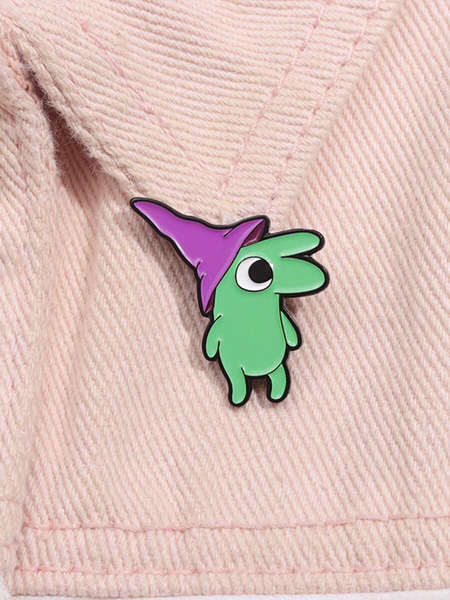 1pc Comedy Animation Character Enamel Pin Cartoon Funny Animal Metal