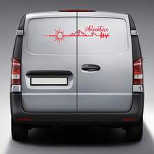 100x28cm Car Sticker Camping Adventure Vinyl Decor Decal For Camper Van SUV Motorhome RV Caravan Cargo Panel Decoration Caravan RV Auto Tuning Accessories - 100x28cm/39.37x11.02inch - View 4
