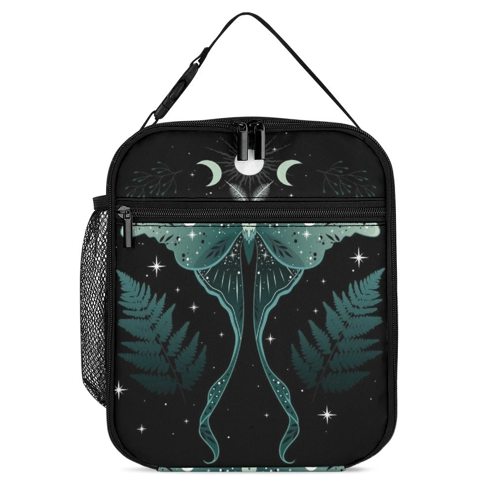 2024 新款升级款易清洗防水牛津布便携式午餐袋，户外餐袋午餐盒午餐盒午餐袋女士学校用教师用旅行用露营用冷藏袋野餐用教室用冷藏袋野餐袋办公室配件保温女士午餐盒袋女士女士学校用品配件学校用袋学校配件学校用品 - 綠色 - 查看 1