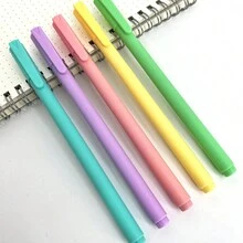 5 支/盒 哑光彩色圆珠笔，快干，适合日记、学生和办公用品 - 彩色 - 查看 10