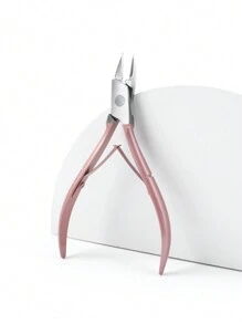 YUANDU 1 قطعة من كماشة إزالة الألماس بطلاء الذهب الوردي من الفولاذ المقاوم للصدأ، أداة تجميل وتنظيف الأظافر، لوازم الأظافر، أدوات الأظافر، أدوات فن الأظافر، عودة إلى المدرسة، الأظافر، أدوات الأظافر للأظافر المثبتة، أدوات العناية باليدين والقدمين