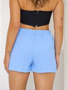 A-Lows A&L Short Duna Liso G AO G5 - Màu xanh nhạt - Xem 4