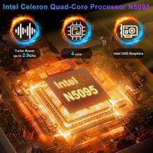 17.3" Windows 11 Pro Newest Laptop, 16GB RAM 512GB SSD Bussiness Laptop Computer With 4-Core Intel Celeron N5095, 1600x900 IPS Screen, Fingerprint Recognition, Backlit Keyboard - 銀色 - 查看 5