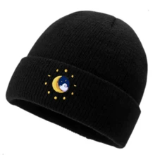 Unisex Adult Custom Beanie Hat Hustle Hard Fabrics - 5 - 查看 1