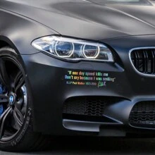 Auto Fenster Körper Aufkleber "No Cry IF ONE DAY SPEED KILLS ME PAUL WALKER" Motto Unterschrift PVC Auto Aufkleber Dekorations Zubehör