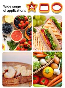 1 pieza Cortador y sellador de sándwiches, cortadora de verduras para niños Uncrustables, fabricante de sándwiches, caja de almuerzo Bento, DIY Lunch, para hogar, fiestas, cenas, picnics, fiestas, Acción de Gracias, tabla de charcutería, eventos de boda, fiestas de Navidad, fiestas de cumpleaños, fiestas de té de la tarde y talla grande, regalos para familiares, vecinos, colegas