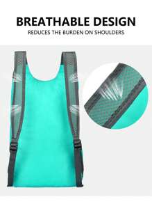 Letter Patch Decor Sports Bag With Zippertravel Gym Bag Mini Duffle Bag Women Man Child's Christmas Gifts Essential Vacation Beach Summer Waterproof Lightweight Large Capacity Portable Accessories