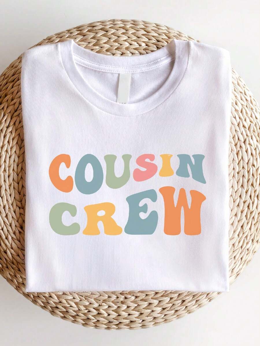 Cousin Crew Shirt, Cousin Reunion T-Shirt, Family Trip Tee, Matching Cousins Shirts, Cousin Vacation T-Shirts, Gift For Cousins SD-116 - 白色 - 查看 1