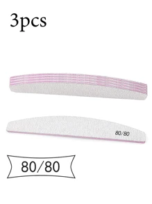Bộ 3/5/10 dũa móng tay chuyên nghiệp, giấy nhám hai mặt 80/100/150/180/240 grit dùng để đánh bóng và tạo hình móng, dụng cụ làm móng hình lưỡi liềm, dụng cụ nghệ thuật làm móng, dụng cụ chuẩn bị cho năm học mới, chăm sóc móng, dụng cụ làm móng (thích hợp cho móng giả) - Nhiều màu - Xem 13