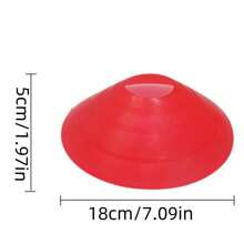 10PCS Disc Round Mouth Logo Plate Basketball Obstacle Logo Cone Disc Foot Logo Football Training Equipment Equipment