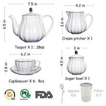 Teaware Sets - White - View 7