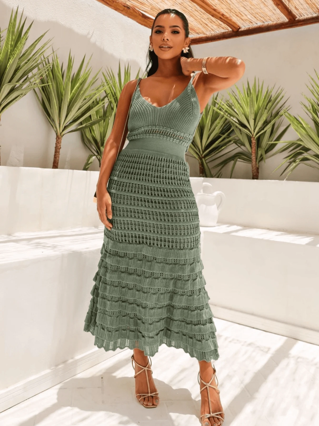 Lucy Dress - 薄荷綠 - 查看 1