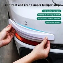 Car Front And Rear Bumper Anti-Collision Strips, Door Body Scratch-Proof Widening Protective Stickers, Self-Adhesive Anti-Collision Stickers - Multicolor - View 2