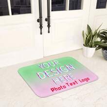Personalized Non-Slip Floor Mat For Indoor/Outdoor Use - Custom Photo Design, Perfect For Home Decor, Rvs & Accessories, Upload Your Halloween, Christmas Designs For Home, Room, Outside Of House, Welcome Me Cabin Floor Mats,23.6X15.7 Inches