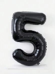 1 Stück Deko-Luftballon in Zahlenform - Schwarz - Übersicht 12