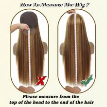 Ombre Lace Front Wig Human Hair Highlight 13x4 HD Straight Lace Front Wigs 180% Density 4/27 Colored Honey Blonde HD Lace Frontal Wigs For Women Pre Plucked With Baby Hair