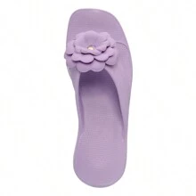 EVVA HIT Women's Platform Flip Flops With Super Light And Soft EVA Heel - 紫丁香色 - 查看 4