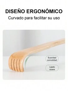 Herramienta portátil para rascar y masajear la espalda,Manitas Rascadores Bambú Masaje Espalda Mano Larga 1Pza,herramienta adecuada para adultos, ancianos, mascotas, regalo - Multicolor - Ver 3