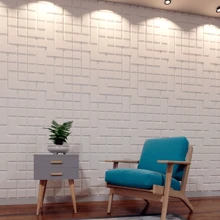 Kit 50 Placas  PVC 3D 25x25 - 3,12 metros quadrado Revestimento de Parede Decorativa