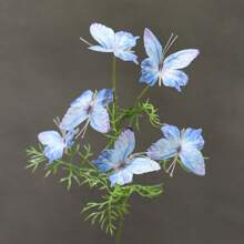 1 件人造蝴蝶花，家居装饰，婚礼装饰，生日派对用品