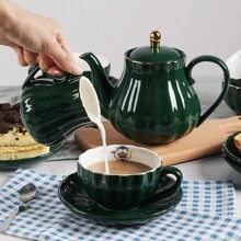 Teaware Sets - สีเขียวเข้ม - ดู 8