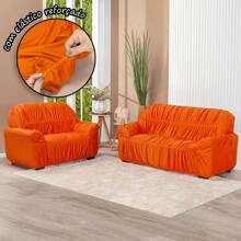Sofa Covers - 橘色 - 查看 3