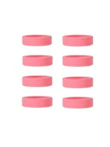 8 piezas Cubiertas protectoras de silicona para ruedas de equipaje, reduce el ruido de las ruedas, cubiertas para ruedas de maletas, protector de rueda silencioso, protector de rueda de equipaje para volver a la escuela - Multicolor - Ver 7