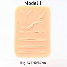 1 件或 1 套硅胶皮肤缝合手术训练套件伤口缝合练习垫操作垫牙科设备牙医材料 3 层最佳缝合练习垫，兽医缝合垫用于手术打结 - 杏色 - 查看 15