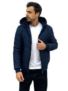 Nes Sport Nes Max Chamarra Casual con Corro para Caballero modelo 01 - Azul Marino - Ver 1