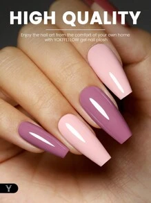 YOKEFELLOW 1 zestaw YOKEFELLOW 10 ml Nude Żelowy lakier do paznokci Zestaw 3 kolory Nude Pink Zestaw lakierów żelowych Jasnoneutralny różowy lakier do paznokci Ledwo różowy Zestaw startowy LED Soak Off Popularne zdobienia paznokci DIY Manicure Prezenty dla kobiet Dziewczyny