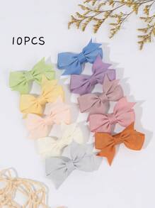 24pcs Plain Hair Bows For Girls Grosgrain Ribbon Bow Hair Clips With Full Lined Toddler Girl Bows Macaron Alligator Clips Birthday Hair Barrettes Kids Hair Accessories