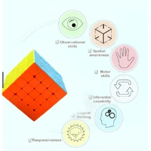 Cubo Magico 5x5x5 Magic Clube - Multicolorido - Visão 2