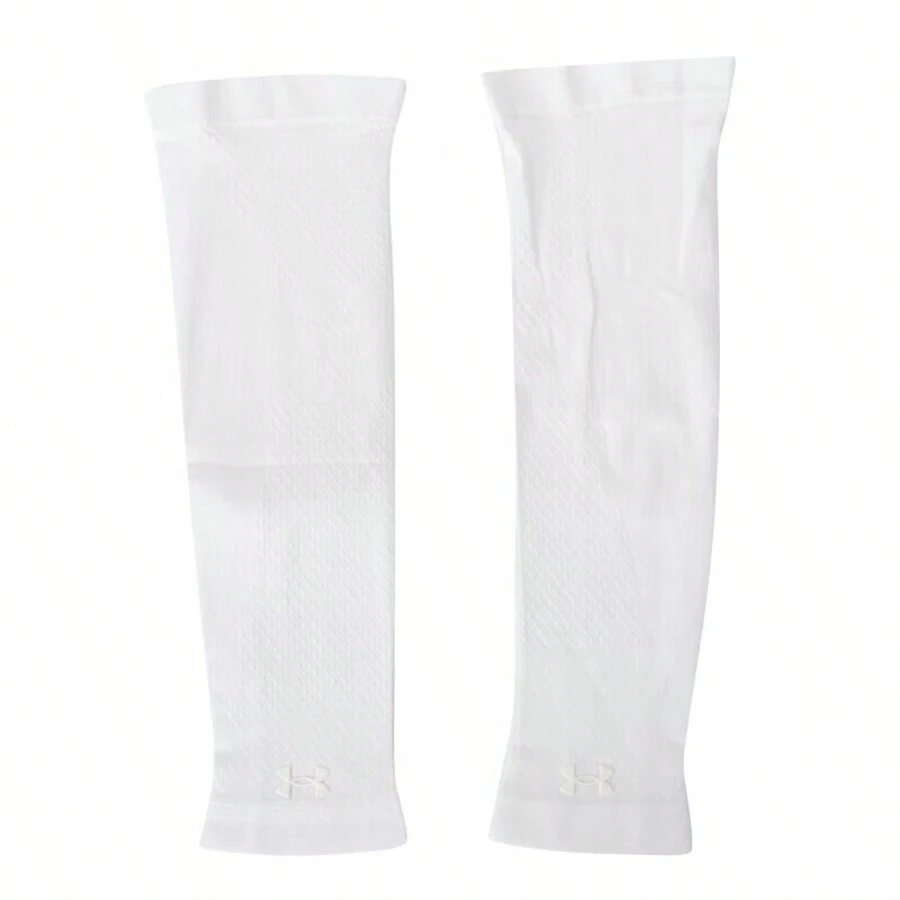 Pelindung siku unisex Under Armour untuk olahraga, bola basket, lari, kebugaran, dan penggunaan di luar ruangan, dengan perlindungan matahari profesional. Model 24510602-100 - Putih - View 1