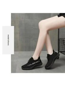 Women Sports Shoes - 黑色 - 查看 5