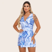 Women Jumpsuits - 葡萄牙瓷磚 - 查看 3