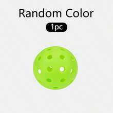 1Pc/3pcs Durable Indoor Pickleball Balls Training Paddle Ball Plastic Pickleball For Entertainment And Practice - Multicolor - View 7