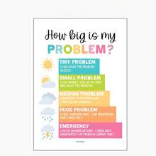 1 tấm áp phích góc cho giáo viên, biểu đồ giáo dục về cảm xúc và cảm giác, tư duy phát triển và chiến lược ứng phó, bản in cho lớp học, hoa văn liền mạch, chủ đề chữ cái, không khung - Nhiều màu - Xem 8