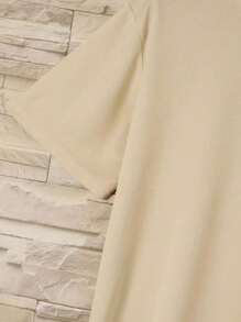 Men's Women's T-Shirt 100% Cotton Shirt Printed Three Colors Airplane Short Sleeve Round Neck For Summer New Arrival - Màu be - Xem 3