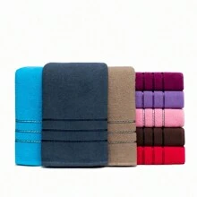 Kit 4 Giant Thick Bath Towels 100% Cotton Great Absorption Orus 70x1.20m - 陽剛色彩 - 查看 1