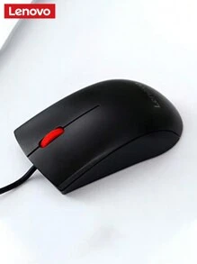 Lenovo M120 Pro Mouse For Laptop, Universal Accessory With USB Cable, For Office, Gaming, PC - Black - View 4