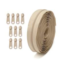 1 套 = 4.5 米拉链 + 10 个塑料拉链头，彩色尼龙 #3 拉链，带 10 个匹配的塑料拉链头，1 套/5 套，适用于服装、纺织品、箱包 - 多種顏色 - 查看 15