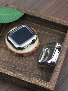 兼容 表带和表壳组合套装。时尚柔软、透气可调节的环形不锈钢磁扣表带 + 防摔防刮 TPU 全方位保护壳，男女皆宜。兼容 Series Ultra/11/10/9/8/7/6/5/4/3/Se，38/40/41/42/44/45/46/49 毫米表带和表壳。