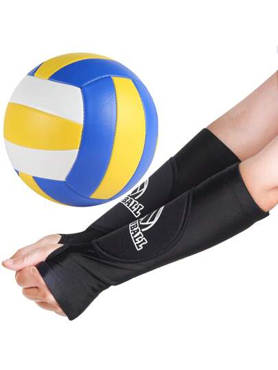 One Pair Of Volleyball Arm Guards, Compression Breathable Arm Guards For Men, Women And Youth, Volleyball Training Protective Gear
