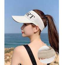 Viseras para el sol para mujeres y hombres, unisex, para tenis, golf, visera ajustable, sombrero de verano para deportes al aire libre, gorra de protección UV - Negro - Ver 7