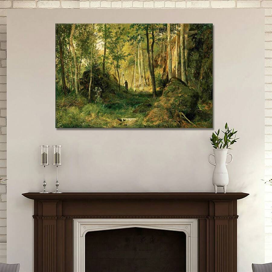 1 pieza Póster de lienzo enmarcado, arte moderno, impresión artística de caza, regalo ideal para dormitorio, sala de estar, pasillo, arte de pared, decoración de pared, decoración de otoño, decoración de pared, decoración de habitación - 16 x 24 pulgadas/40 x 60 cm enmarcado - Ver 1