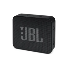 JBL 多媒体扬声器 GO Essential 休闲便携式蓝牙扬声器，防水，防尘，黑色，超长待机，强劲低音，户外音乐和视频观看（黑色）