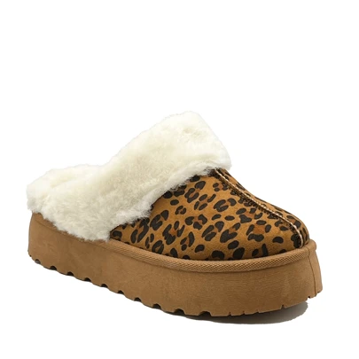 JZ Hermanos Zapatillas Calientes de Fieltro y Algodón - Zapatillas de Invierno para Mujeres con Suelas Gruesas