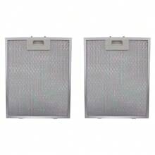 2PCS UNIVERSAL Cooker Hood Filter Metal Mesh Kitchen Extractor Vent Fan 320x260mm - Silver - View 9