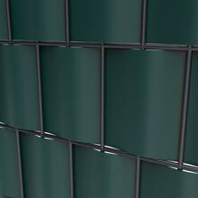 Froadp 10x Rigid PVC Privacy Screen Strips, 2.5m X 19cm Protective Film, Opaque Roll, Privacy Screen For Double Wire Fence, Wind Protection - Green - View 4