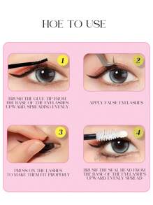 Asiteo 90 片 DIY 睫毛分段仿貂皮睫毛蓬松凌乱 3D 簇 D 卷睫毛混合单根睫毛延长睫毛簇套装、睫毛、睫毛、假睫毛 - 彩色 - 查看 9